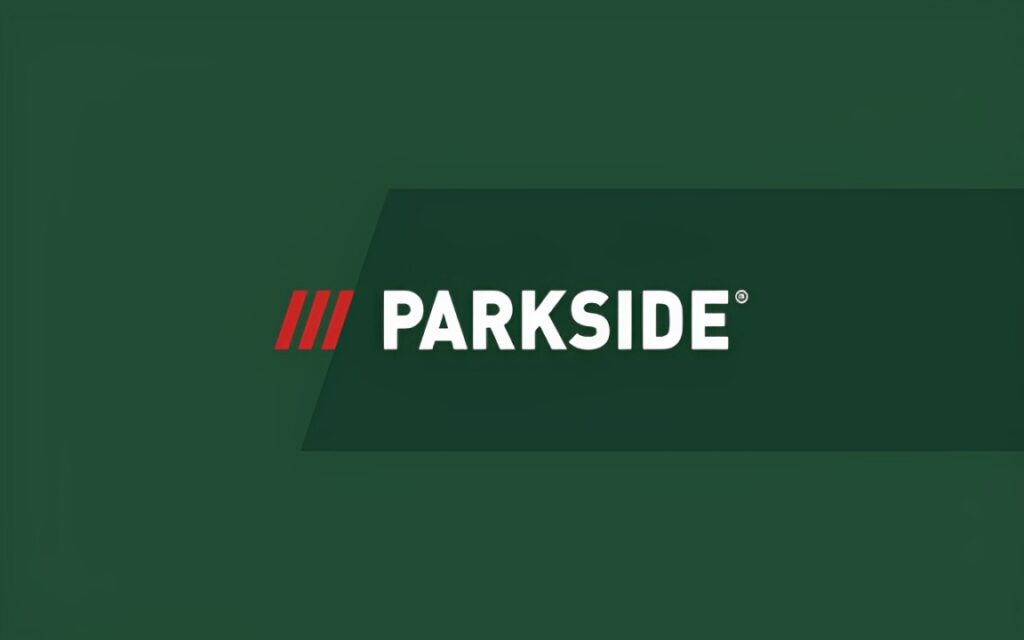 logo de la marque Parkside avec son fond vert et le nom de la marque au milieu en blanc