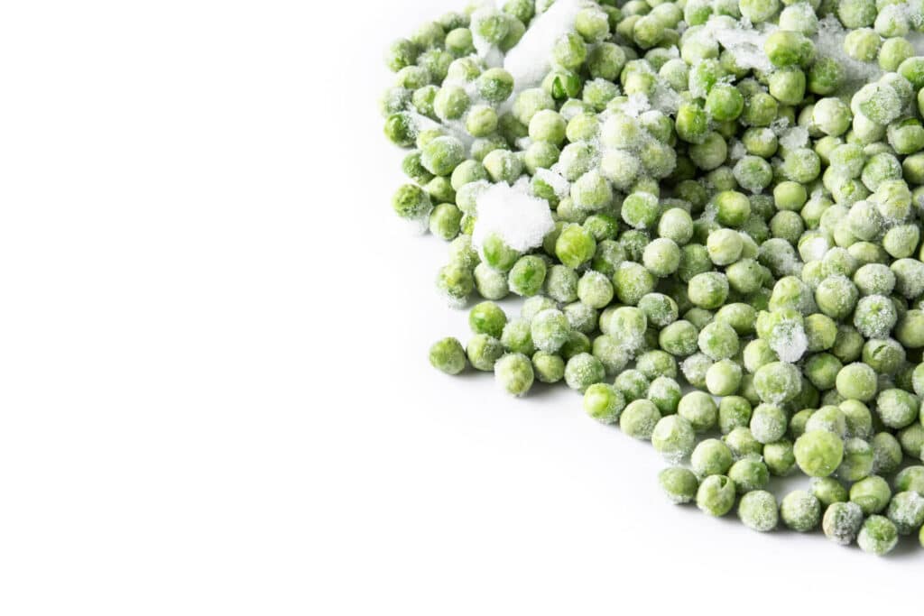 petits pois congelés