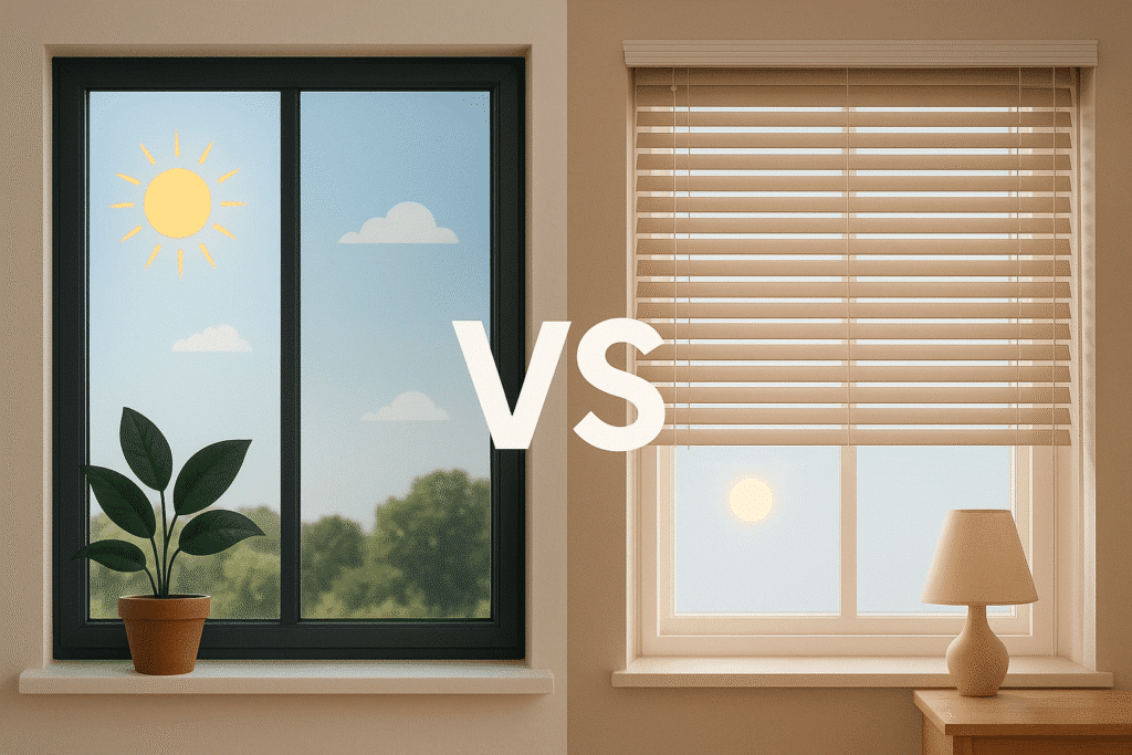 Film Solaire vs Stores Intérieurs : Lequel Choisir pour votre Confort d'Été ? 1