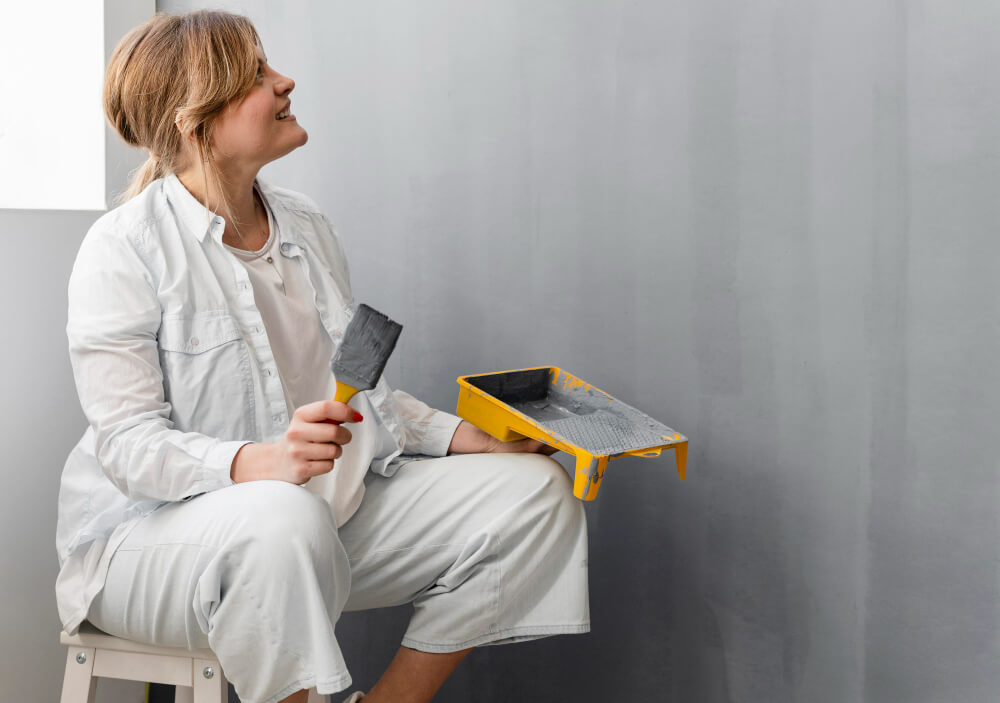 Peinture Glycéro : y a-t-il un temps maximum entre 2 couches ? 3 Application d'une seconde couche de peinture laque glycéro après respect du temps de séchage.