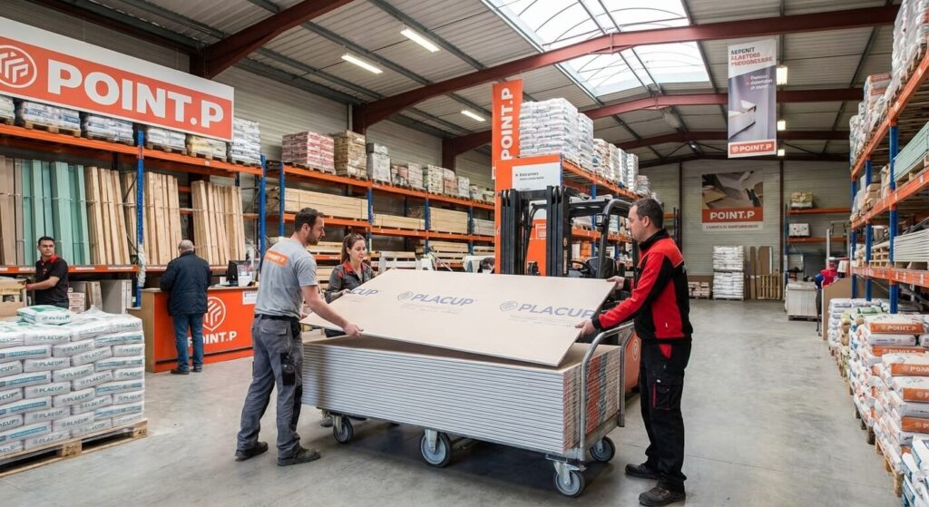 acheter du placo dans un magasin Point.P