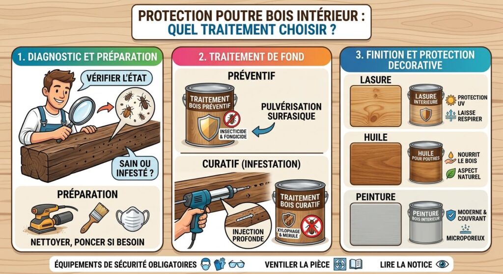 Protection poutre bois intérieur : quel traitement choisir 3